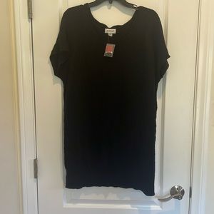 Avenue Black Knit Tunic Sweater